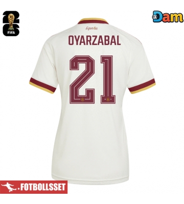 Spanien Mikel Oyarzabal #21 Bortatröja Dam VM 2026 Kortärmad